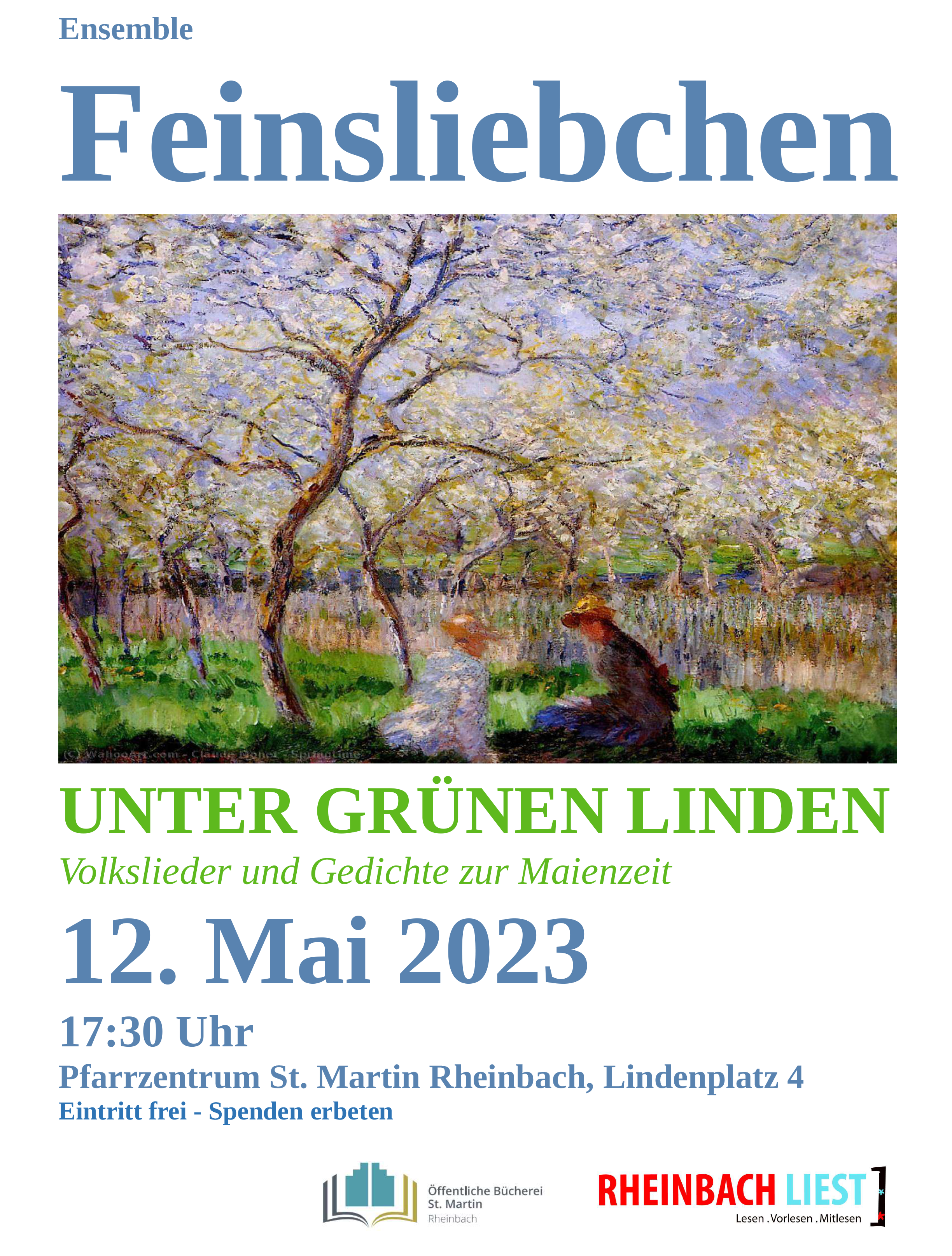 Ensemble FEINSLIEBCHEN: „Unter grünen Linden …“